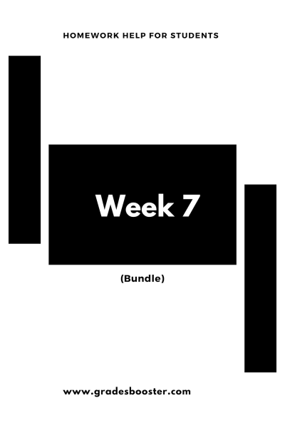COMM 277 Week 7 Assignment and Discussion